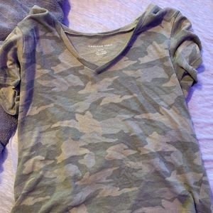 American Eagle Camo Top